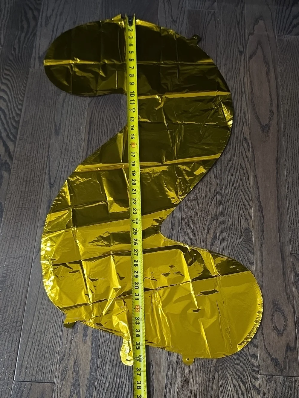 New Gold Foil Balloons (Deflated)